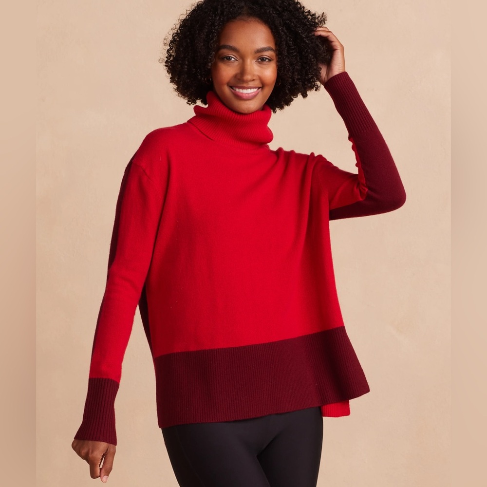 Summersalt The Coziest Cashmere Blend Turtleneck size M pristine condition